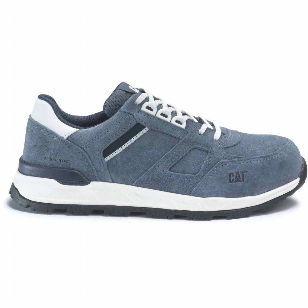 NEW CAT FOOTWEAR women's woodward athletic steel toe low shoes in vintage indigo